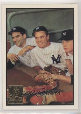 1997 Topps - Mickey Mantle Reprints #21 - Hank Bauer, Yogi Berra, Mickey Mantle (1953 Bowman Color)