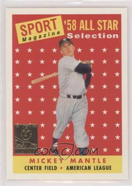 1997 Topps - Mickey Mantle Reprints #25 - Mickey Mantle (1958 Topps All-Star)