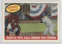 Mickey Mantle (1959 Topps Baseball Thrills)