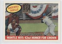 Mickey Mantle (1959 Topps Baseball Thrills)