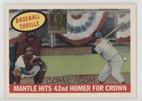 Mickey Mantle (1959 Topps Baseball Thrills)