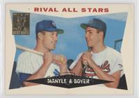 Mickey Mantle, Ken Boyer (1960 Topps)