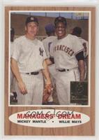 Mickey Mantle, Willie Mays (1962 Topps; Elston Howard, Ernie Banks and Hank Aar…