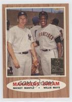 Mickey Mantle, Willie Mays (1962 Topps; Elston Howard, Ernie Banks and Hank Aar…