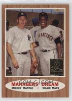 Mickey Mantle, Willie Mays (1962 Topps; Elston Howard, Ernie Banks and Hank Aar…