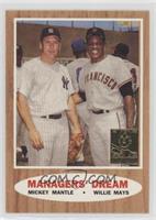 Mickey Mantle, Willie Mays (1962 Topps; Elston Howard, Ernie Banks and Hank Aar…