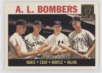 Roger Maris, Norm Cash, Mickey Mantle, Al Kaline (1964 Topps)