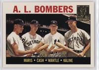 Roger Maris, Norm Cash, Mickey Mantle, Al Kaline (1964 Topps) [EX to …