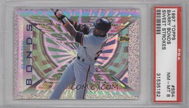 1997 Topps - Sweet Strokes #SS4 - Barry Bonds [PSA 8 NM‑MT]