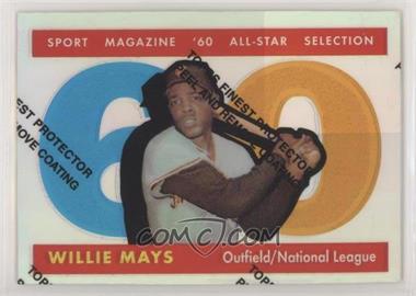 1997 Topps - Willie Mays Reprints - Finest Refractors #13 - Willie Mays (1960 Topps All-Star)