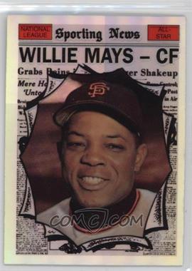1997 Topps - Willie Mays Reprints - Finest Refractors #15 - Willie Mays (1961 Topps All-Star)