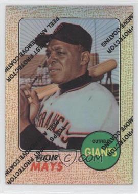 1997 Topps - Willie Mays Reprints - Finest Refractors #22 - Willie Mays (1968 Topps)