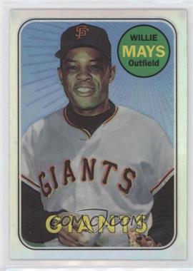 1997 Topps - Willie Mays Reprints - Finest Refractors #23 - Willie Mays (1969 Topps)