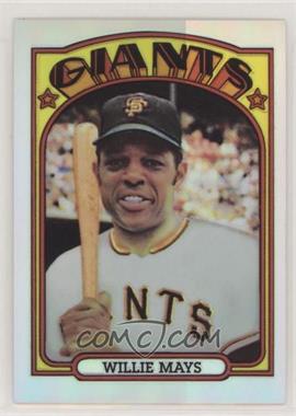 1997 Topps - Willie Mays Reprints - Finest Refractors #26 - Willie Mays (1972 Topps)
