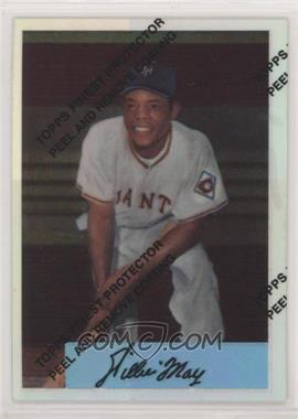 1997 Topps - Willie Mays Reprints - Finest Refractors #4 - Willie Mays (1954 Bowman)
