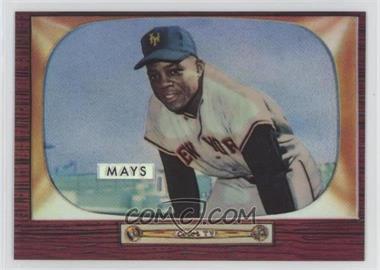 1997 Topps - Willie Mays Reprints - Finest Refractors #6 - Willie Mays (1955 Bowman)