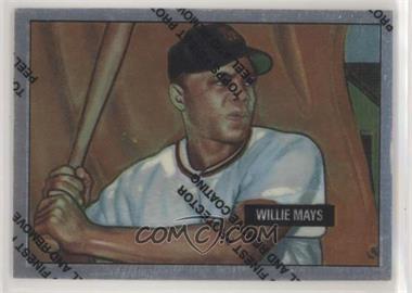 1997 Topps - Willie Mays Reprints - Finest #1 - Willie Mays (1951 Bowman)