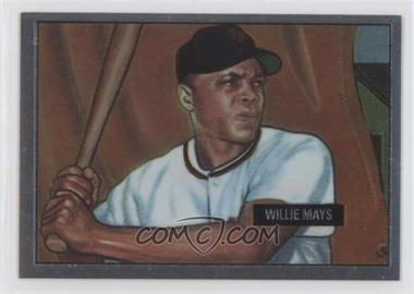 1997 Topps - Willie Mays Reprints - Finest #1 - Willie Mays (1951 Bowman)