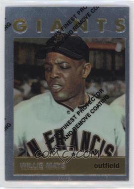 1997 Topps - Willie Mays Reprints - Finest #18 - Willie Mays (1964 Topps)