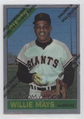 1997 Topps - Willie Mays Reprints - Finest #20 - Willie Mays (1966 Topps)