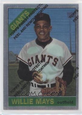 1997 Topps - Willie Mays Reprints - Finest #20 - Willie Mays (1966 Topps)