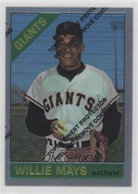 1997 Topps - Willie Mays Reprints - Finest #20 - Willie Mays (1966 Topps)