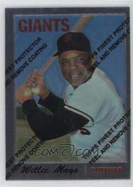 1997 Topps - Willie Mays Reprints - Finest #24 - Willie Mays (1970 Topps)