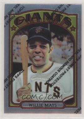 1997 Topps - Willie Mays Reprints - Finest #26 - Willie Mays (1972 Topps)