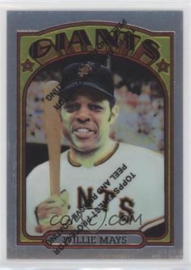 1997 Topps - Willie Mays Reprints - Finest #26 - Willie Mays (1972 Topps)