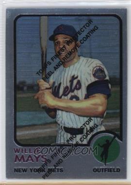 1997 Topps - Willie Mays Reprints - Finest #27 - Willie Mays (1973 Topps) [EX to NM]