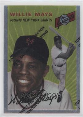 1997 Topps - Willie Mays Reprints - Finest #5 - Willie Mays (1954 Topps)