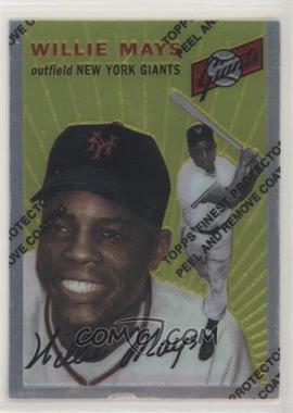 1997 Topps - Willie Mays Reprints - Finest #5 - Willie Mays (1954 Topps)