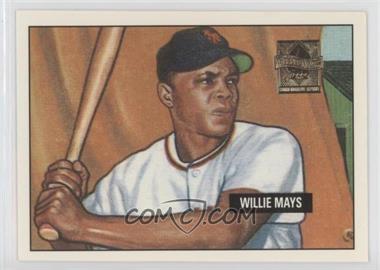 1997 Topps - Willie Mays Reprints #1 - Willie Mays (1951 Bowman) [EX to NM]