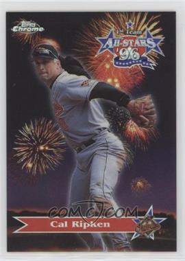 1997 Topps Chrome - All-Stars - Refractor #AS9 - Cal Ripken Jr., Jose Valentin, Kevin Elster