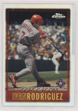 1997 Topps Chrome - [Base] - Refractor #114 - Ivan Rodriguez [EX to NM]