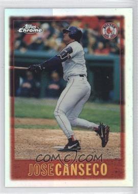 1997 Topps Chrome - [Base] - Refractor #87 - Jose Canseco