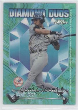 1997 Topps Chrome - Diamond Duos - Refractor #DD2 - Derek Jeter, Bernie Williams