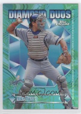 1997 Topps Chrome - Diamond Duos - Refractor #DD8 - Mike Piazza, Hideo Nomo