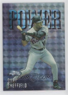 1997 Topps Finest - [Base] - Embossed Refractor #109 - Uncommon - Silver - Gary Sheffield