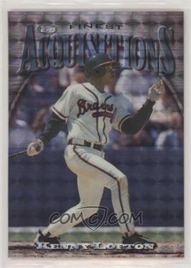 1997 Topps Finest - [Base] - Embossed Refractor #283 - Uncommon - Silver - Kenny Lofton