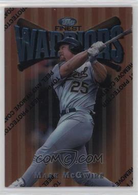 1997 Topps Finest - [Base] - Promotional Sample Refractor #30 - Common - Bronze - Mark McGwire