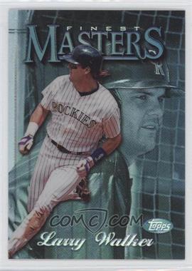 1997 Topps Finest - [Base] - Refractor #106 - Uncommon - Silver - Larry Walker