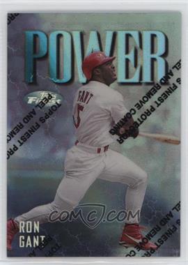 1997 Topps Finest - [Base] - Refractor #130 - Uncommon - Silver - Ron Gant