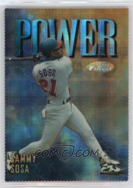 1997 Topps Finest - [Base] - Refractor #168.2 - Rare - Gold - Sammy Sosa (Wrong Refractor Pattern)