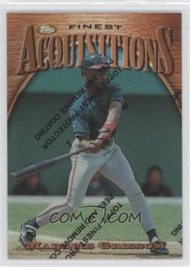 1997 Topps Finest - [Base] - Refractor #219 - Common - Bronze - Marquis Grissom