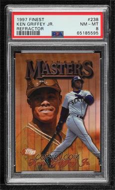 1997 Topps Finest - [Base] - Refractor #238 - Common - Bronze - Ken Griffey Jr. [PSA 8 NM‑MT]