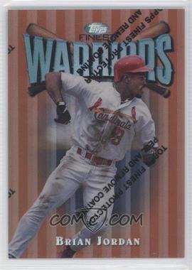 1997 Topps Finest - [Base] - Refractor #3 - Common - Bronze - Brian Jordan