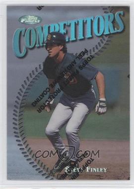 1997 Topps Finest - [Base] - Refractor #314 - Uncommon - Silver - Steve Finley