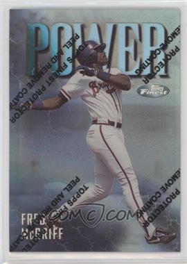 1997 Topps Finest - [Base] - Refractor #325 - Uncommon - Silver - Fred McGriff