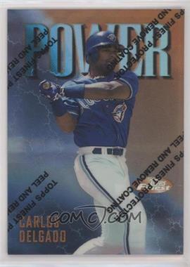 1997 Topps Finest - [Base] - Refractor #57 - Common - Bronze - Carlos Delgado